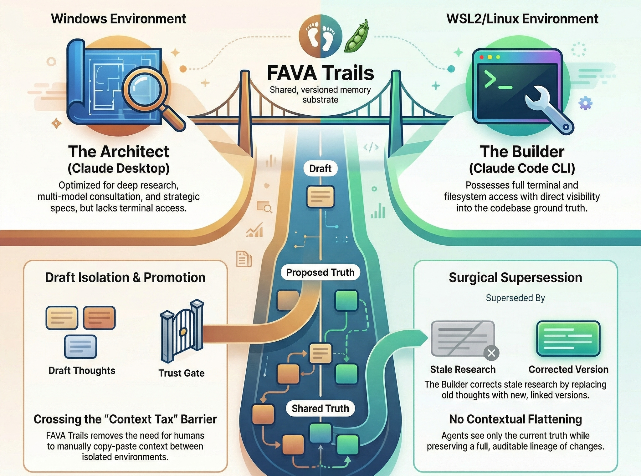 FAVA Trails: Federated Agent Memory in Action